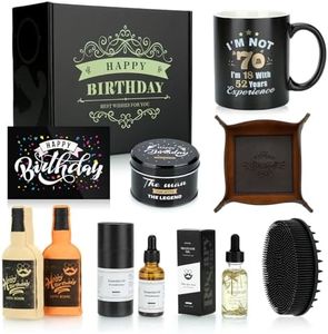 Sovyime 70th Birthday Gifts for Men, 70th Gifts for Him, Mens 70th Birthday Gifts for Him, Dad Husband Grandad Brother Friend 1954 Birthday Gifts for 70 Year Old Man 70th Birthday Mug Present Basket