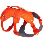 Ruffwear Web Master Dog Harness, Y-Front Dog Harness with Handle & Improved Buckle, Adjustable & Lightweight for Walks & Hikes, Anti Escape, No Pull, Breathable & Comfy, Blaze Orange, Medium