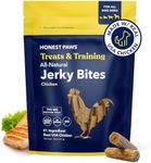 Honest Paws Dog Jerky Treats - All-Natural Jerky Dog Treats for Training Pets - Human Grade Bites - Real USA Chicken