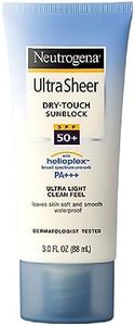 Neutrogena Ultra sheer Sunscreen, SPF 50+, Ultra light, for oily and dry skin, 88 ml
