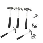 DOITOOL 5pcs Hammer Carpenter Tools Camping Toys Kids Playset Outdoor Curved Double Hammer Industrial Tool Small Hammer Household Metal Hammer Black Child Elbow