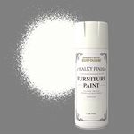 Rust-Oleum 400ml Chalky Finish Furniture Spray Paint - Chalk White