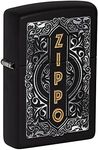 Zippo Design Black Matte Colour Image Windproof Lighter