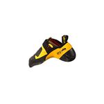 La Sportiva Men's and Women's Unisex Skwama Lace Up Rock Climbing Shoe for Bouldering, Rock Walls, Gym and Outdoor Climbing, Black / Yellow, 41.5 M EU