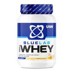 USN Blue Lab Whey Protein Powder, Vanilla Flavour - 908g, Premium Whey Isolate Protein Dietary Supplement, Post Workout Lean Muscle Growth BCAA Amino Acids Powder, Quality Protein Shake Drink Mix