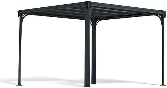 Palram Canopia Milano Hardtop Gazebo, Grey (3000)