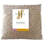 Hides Fine Foods - Haricot Beans 1kg - GMO Free - Suitable for Vegetarians - Cooking - Soups - Cassoulet - Stews - Baked Beans - Supports Digestive Health