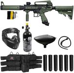 Maddog Tippmann Cronus Tactical Titanium HPA Paintball Gun Marker Starter Package - Black/Olive