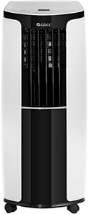 Gree GPA06AK 6,000 (DOE) 10,000 BTU (ASHRAE), 120V, Portable Air Conditioner for Small Areas Sq.Ft with Remote Control, 350 Sq. Ft, White/Black
