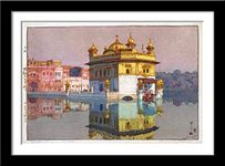 Tallenge -Golden Temple In Amritsar - Yoshida Hiroshi - Large Digital Print Framed (Paper,20 x 30 � inches, MultiColour)