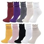 Bienvenu Ruffle Socks for Women, Fr