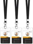 Teskyer Lanyards for ID Badges, 3 P