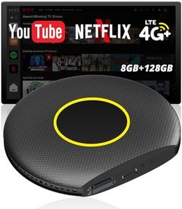 ATOTOSELECT Wireless CarPlay Adapter, 4G LTE | GPS | Full Android OS, 8G+128G for Magic AI Box, Smart Wireless Android Auto Adapter with AI Assistant, IoT Hub, Bluetooth, Support for YouTube/Netflix