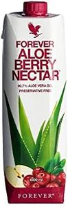 Forever Living Products Aloe Berry Nectar, 1000ml, Cranberry-Apple Flavored Aloe Vera Gel, 90.7% pure inner leaf Aloe Vera gel, No added preservatives, Gluten free