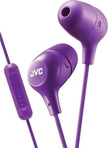 JVC HAFX38MV Marshmallow Earphones with Microphone & in-line Remote (Violet)