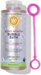 California Baby Super Sensitive Bubble Bath | No Added Fragrance | 100% Plant-Based Ingredients (USDA Certified) | Allergy Friendly | Babies, Adults & Kid Bubble Bath | Ideal for Sensitive Skin | Free Bubble Wand Included |13 Fl oz