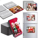 40 PCS Sublimation Magnets Blank, 5.5x7.5 CM Personalized Fridge Refrigerator Magnets Blanks Sublimation Magnetic Sticker Blanks Products for DIY Kitchen Microwave Office Wall Door Decorative