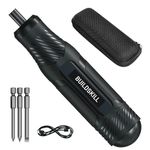 BUILDSKILL 4V cordless screwdriver with 250 RPM speed | S2 alloy steel magnetic bits & chuck | forward & reverse function | 800mah battery | charging cable | zip lock case | for DIY & professional use