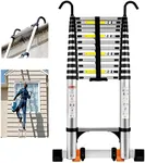 Wolec Telescoping Ladder, 17.5FT Al