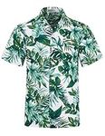 APTRO Men's Hawaiian Shirt Short Sleeve Beach Party Aloha Shirt HW039 L