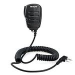 Retevis RS111 Two Way Radio Speaker Microphone 2 Pin Compatible with Walkie Talkie Retevis RT24 RT22 RT21 RT27 RT28 RT617 RT618 RT619 Baofeng UV-5R BF-888S Kenwood WOUXUN (1 pcs)