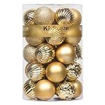 KI Store Gold Christmas Balls 34pcs
