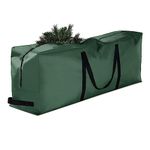 TIEHOARO Christmas Tree Storage Bag Xmas Tree Bag with Handles, Oxford Cloth Artificial Xmas Tree Storage Bag Fits Tree Up to 4Ft - 8 Ft（Green）