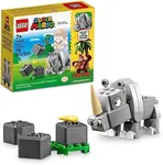 LEGO Super Mario Rambi The Rhino Expansion Set 71420, Game Inspired Building Toy Set to Combine with a Starter Course, This Collectible Super Mario Bros Toy Makes a Great Gift for Kids Ages 7 and Up