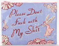 Zipper Pouch - Blue Q - Please Don't F**k with My $hit 9x7" File Pocket Bag QA252