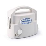 DeVilbiss Pulmo-Aide Compact Compressor Nebulizer System – Quiet Portable Home Nebulizer Machine with Carry Handle, Adjustable Flow, FDA-Approved