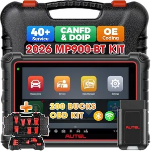 Autel MaxiCOM MK906BT OBDI OBD2 Scanner: Same as MaxiSys MS906BT MS906 Pro MK906 Pro, 2023 Auto Diagnostic Scan Tool for All Cars w/ECU Coding, Bi-Directional, 36+ Service for 150 Make, FCA AutoAuth