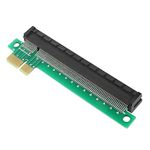 QIANRENON PCI-E 1X to 16X Riser Card Adapter Extender Graphics Adapter Convertor Board for 1U 2U Motherboard Replacement,Graphics Card, Network Card etc