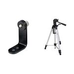 Opticron Binocular Tripod Mount for Binoculars to 50mm OG & Amazon Basics 60-Inch Lightweight Tripod with Bag