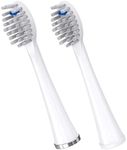 Waterpik Full Size Replacement Brush Heads for Sonic-Fusion Flossing Toothbrush SFFB-2EW, 2 Count White