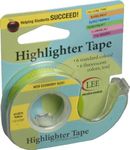 Lee Products Company Removable Highlighter Tape, Yellow