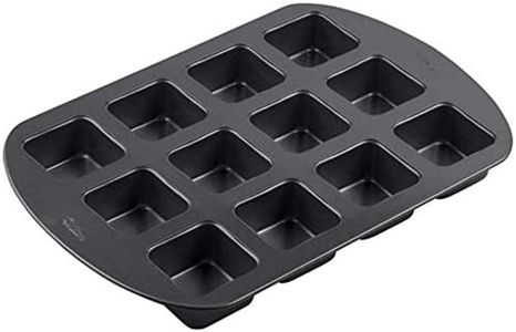 Wilton Brownie Bar Pan, 12-Cavity, Brownie Pan, Steel