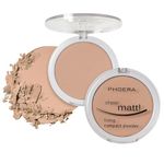 Noble Gifts - Compact Fixing Powder, Sheer Matt Setting Powder with Vitamin E, Long Lasting Pressed Make Up Foundation (203 - Nude)