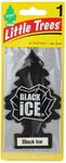 Little Trees Air Freshener Tree MTR0004 Black Ice Fragrance For Car Home Boat Caravan - Single Pack