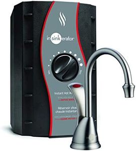 InSinkErator H-Wave-SN Involve Wave Instant Hot Water Dispenser System with Stainless Steel Tank, Satin Nickel