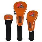 Team Effort Cleveland Browns Driver Fairway Hybrid Set of Three Headcovers