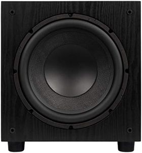 Elac SUB1010 120 Watt 10" Powered Subwoofer, Black, SUB1010-BK