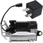 AIRSUSFAT Air Suspension Compressor Pump with Relay for Audi Q7 2007-15 4L0698007B UK 2007-2015 7L8616007A 7L8616007C 7L8616007E 7L0698853