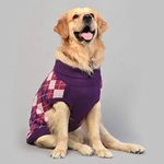 Heads Up For Tails Cosy Dog Sweater (Extra Small, Purple)