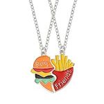 BFF Necklaces for 2 Girls Boys Frie