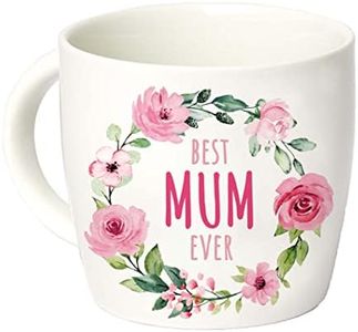 Occasion Best Mum Ever Ceramic Mug in Gift Box. Dishwasher and Microwave Safe