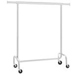 SONGMICS Clothes Rack, Heavy-Duty Garment Rack, 286.6 lb Load Capacity, Clothing Rack, Silver UHSR11S