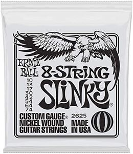 Ernie Ball 8-String Slinky Nickel Wound Electric Guitar Strings, 10-74 Gauge (P02625)