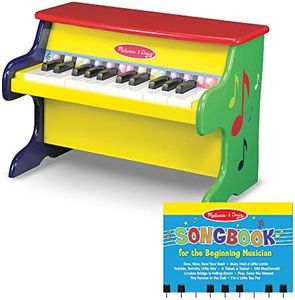 Melissa & Doug Learn-To-Play Piano With 25 Keys and Color-Coded Songbook