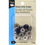 Dritz Heavy Duty Snaps - Navy - Size 24-5/8" - 7 Ct.