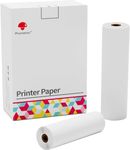 Phomemo 2 Roll US Letter Size Fast Dry Thermal Print Paper, 8.5''x11'' Thermal Paper, Compatible with Phomemo M832，M834 Thermal Printer and Other Portable Thermal Printers (1 Roll - 110 Sheets)